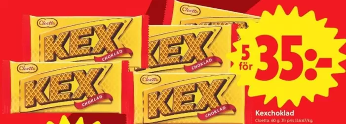 Cloetta - Kexchoklad