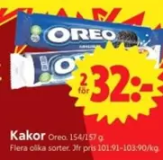 Kakor Oreo. 154/157 g
