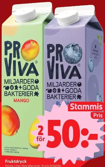 Proviva - PRO VIVA MILJARDER + GODA BAKTERIER