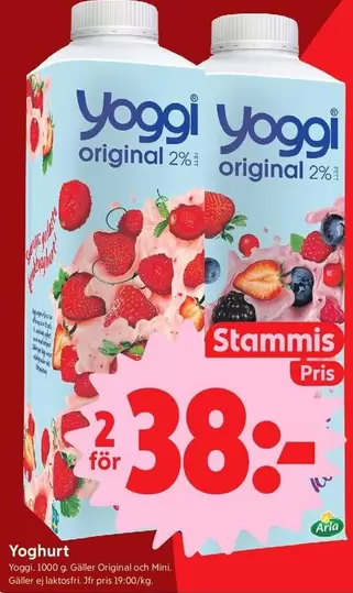 yoggi - Yoggi original 2%