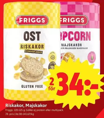 friggs - Riskakor, Majskakor