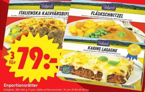 Enportionsrätter