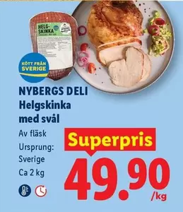 Nybergs Deli - Helgskinka med svål