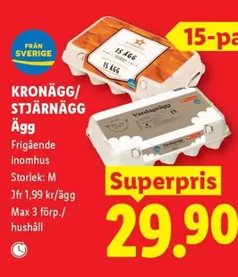 KRONÄGG/STJÄRNÄGG Ägg
