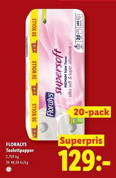Floralys - Toalettpapper