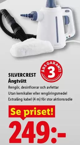 silvercrest - Ångtvätt
