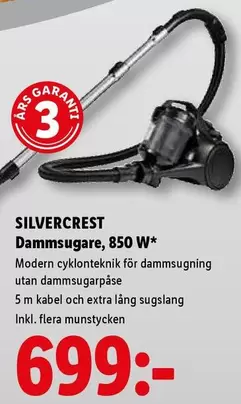 silvercrest - Dammsugare, 850 W