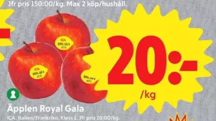 Äpplen Royal Gala