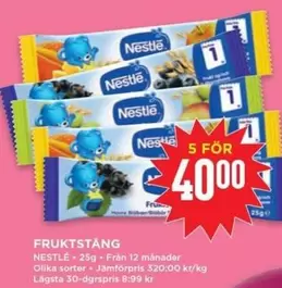 Nestlé - FRUKTSTÄNG