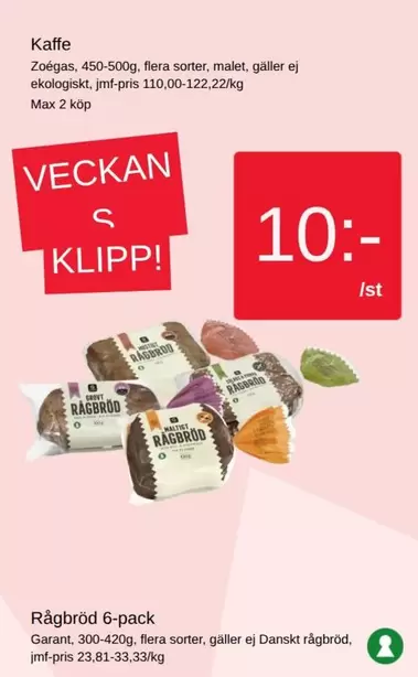 Garant - Rågröd 6-pack