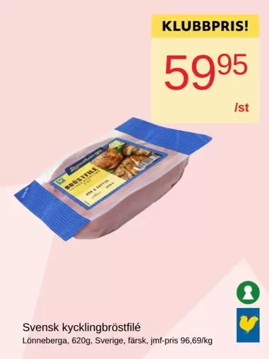 Lönneberga - Svensk kycklingbröstfilé
