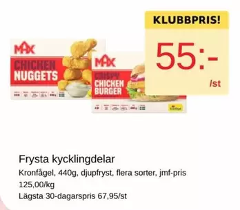 Kronfågel - Chicken Nuggets & Crispy Chicken Burger