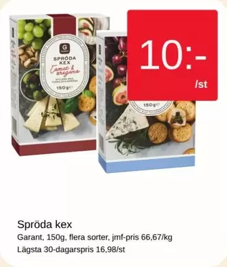 Garant - Spröda kex