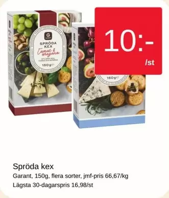 Garant - Spröda kex