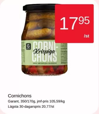 Garant - Cornichons Krispiga
