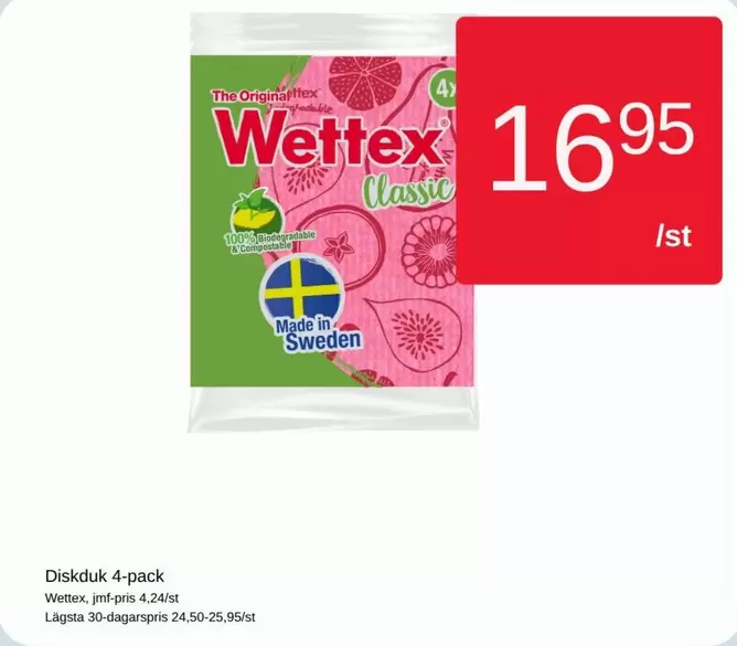 Wettex - Diskduk 4-pack