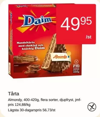 Daim - Mandel-tårta