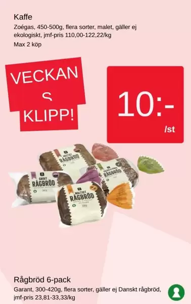 Garant - Rågbröd 6-pack