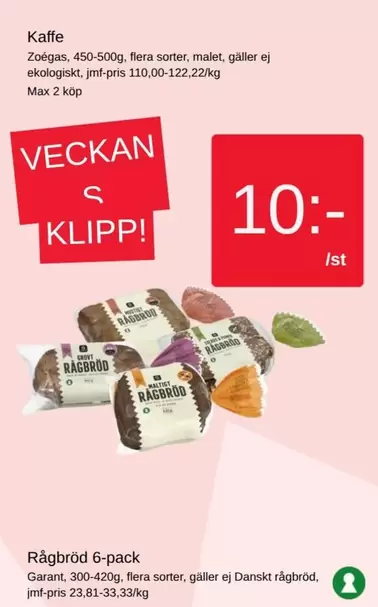 Pågen - Rågbröd 6-pack