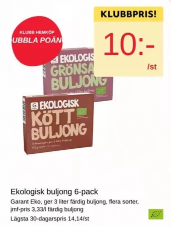 EKO - Ekologisk buljong