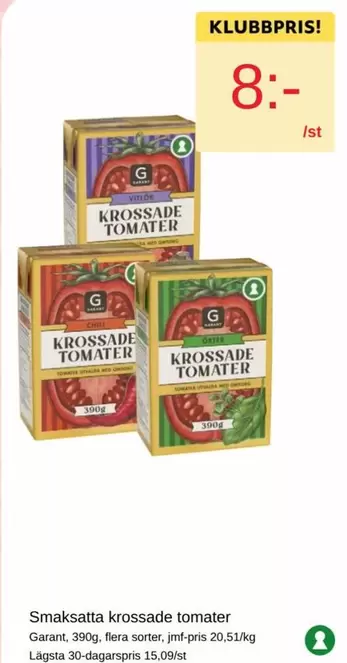 Garant - Krossade Tomater