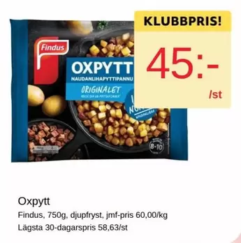 Findus - Oxpytt Originalet