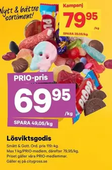 Smått & Gott - Lösviktsgodis