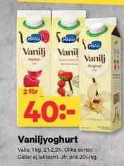 valio - Vaniljyoghurt