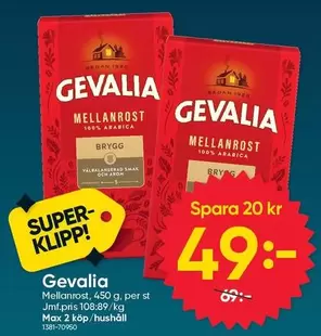 gevalia - Mellanrost Brygg