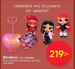 Blindbox L.O.L. Surprise Music Festival Headliners, per förp 4421-59665