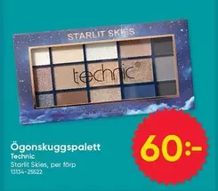 Ögonskuggspalett Starlit Skies, per förp 13134-25522