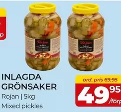 INLAGDA GRÖNSAKER