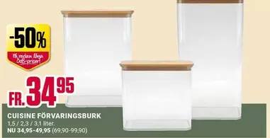 CUISINE FÖRVÄRINGSBURK