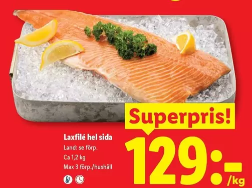 Laxfilé hel sida