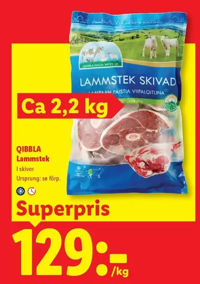 Lammstek Skivad