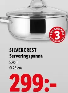 silvercrest - Serveringspanna