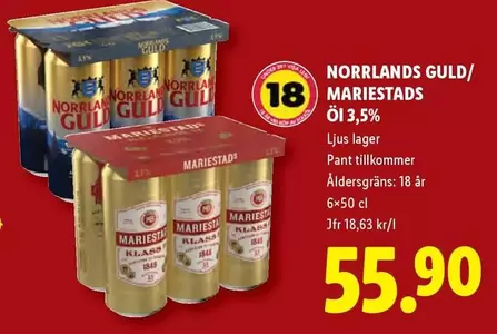 mariestads - Norrlands Guld/Mariestads ÖL 3,5%