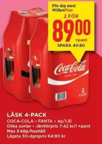 coca-cola - LÄSK 4-PACK