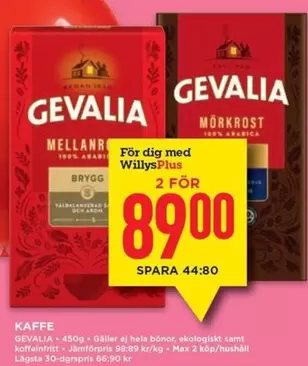gevalia - Kaffe Mellanrost Brygg