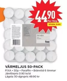 Fixa - Värmeljus