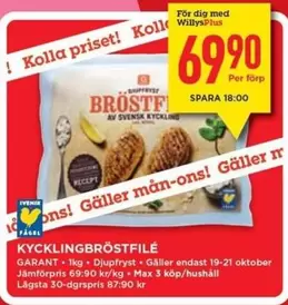 Garant - KYCKLINGBRÖSTFILÉ