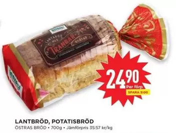 Östras - LANTBRÖD, POTATISBRÖD