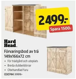 Förvaringsbod av trä 149x166x72 cm