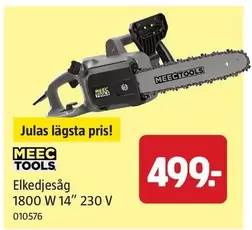 Meec Tools - Elkedjesåg 1800 W 14" 230 V 010576