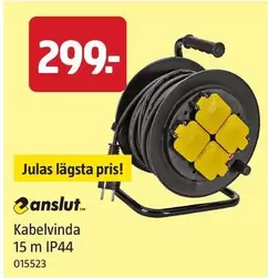 Kabelvinda 15 m IP44 015523