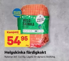 Nybergs Deli - Helgskinka färdigkokt