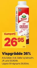 Arla - Vispgrädde 36%
