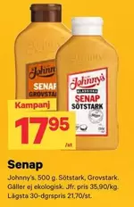 Johnny's - Senap Sötstark