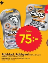 BIC - Rakblad, Rakhuvud