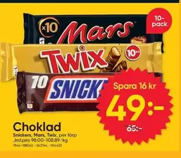 Mars - Snickers, , Twix